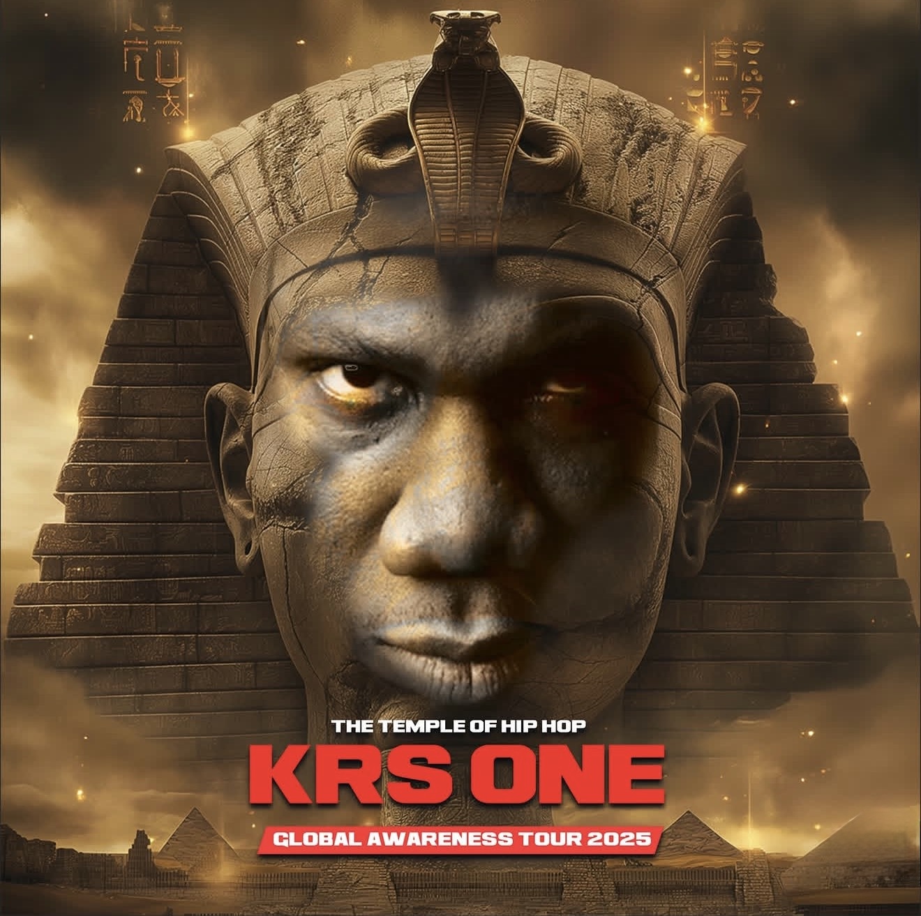 KRS-One Global Awareness Tour 2025 poster
