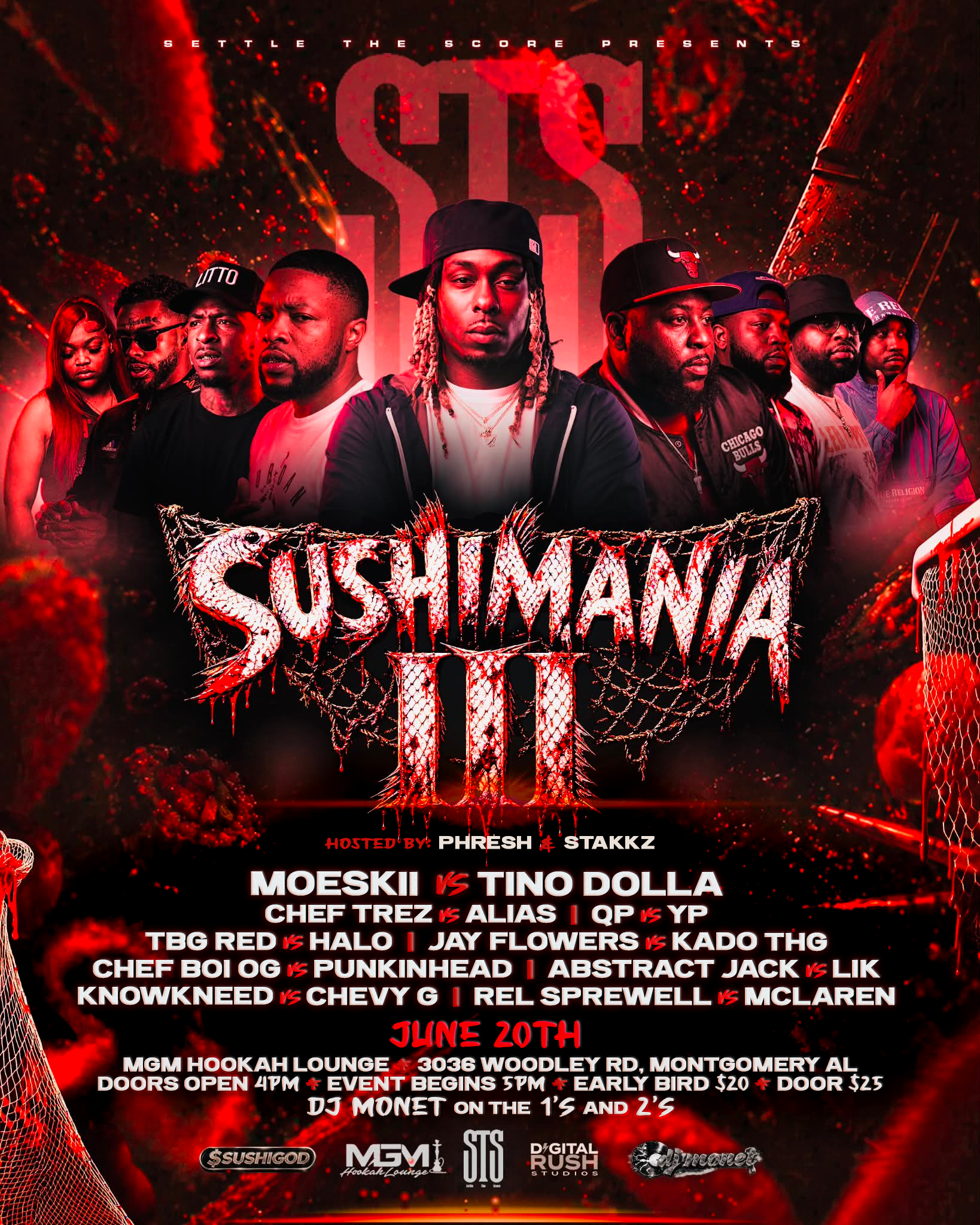 Sushimania 3 event flyer